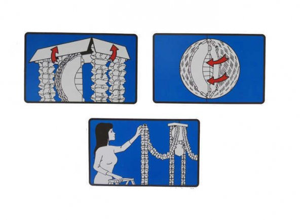 ORTA SÜS ÇARDAK MAVİ 1 ADET - Resim 2