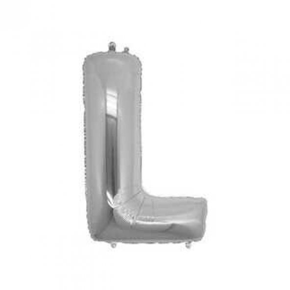 FOLYO BALON HARF L 40 İNC GÜMÜŞ 1 ADET ürün görseli