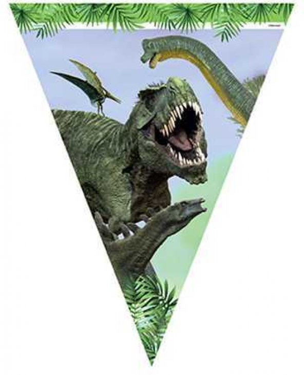 JURASSİK PARTİ FLAMA SET 1 ADET ürün görseli