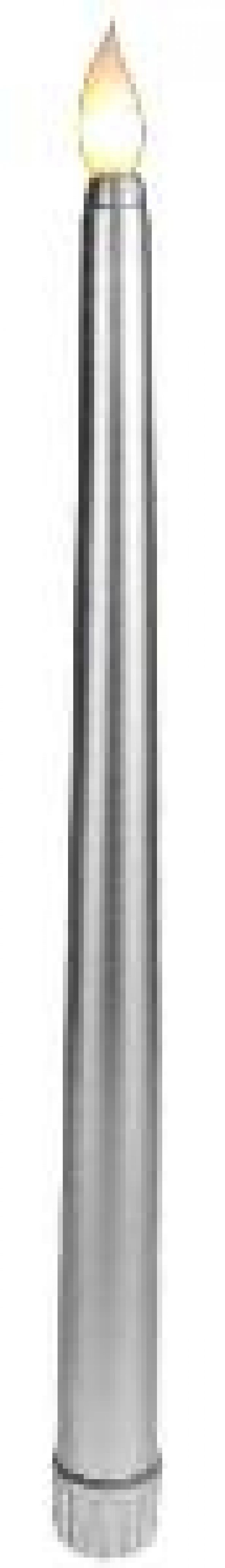 MUM ŞAMDANLIK LED IŞIKLI GÜMÜŞ 1 ADET ürün görseli 1