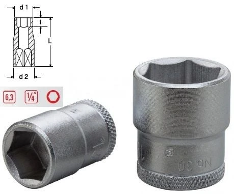 Altaş 20mm 3/8'' Tek Lokma // 01020400816