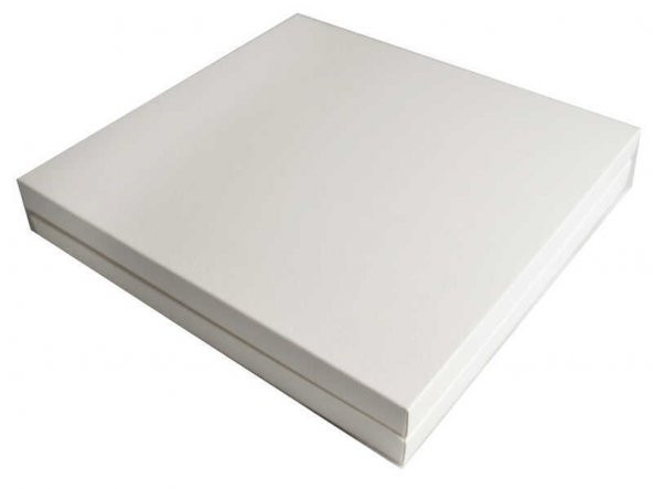 ÇİKOLATA KUTUSU 500 GRAMLIK BEYAZ 1 ADET - Resim 2