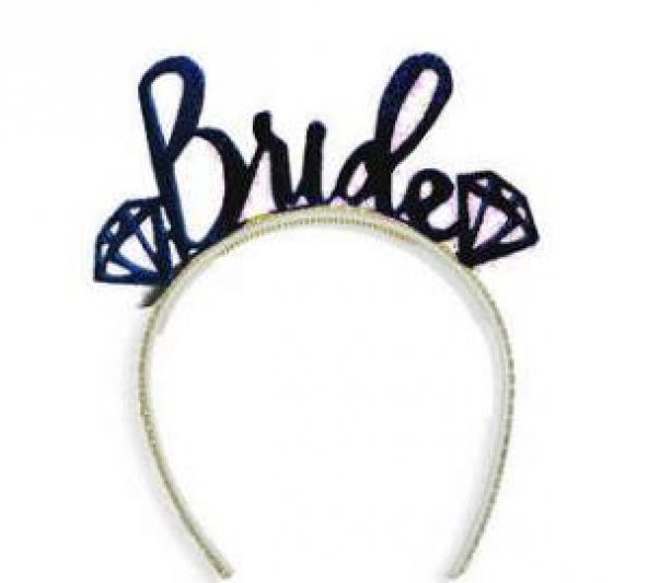TAÇ EVADAN BRIDE TO BE SİYAH 1 ADET - 1