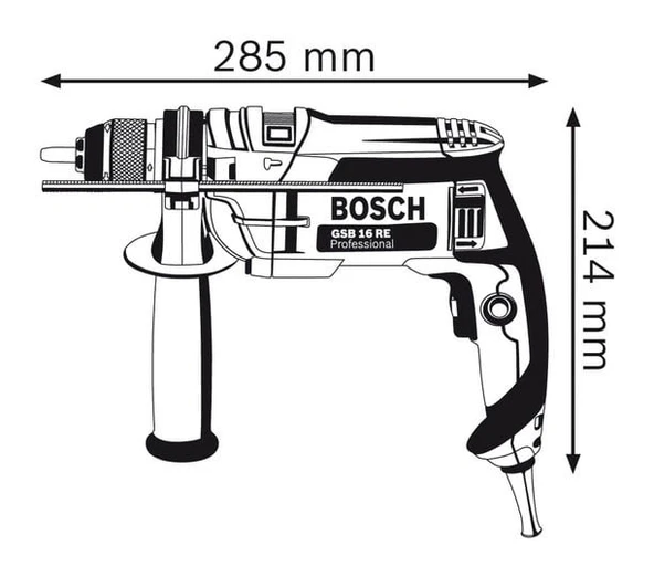 Bosch Professional GSB 16 RE Darbeli Matkap - 2