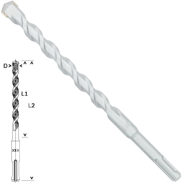 Bosch SDS-Plus-1 Matkap Uç 14x150x210mm Taş Beton