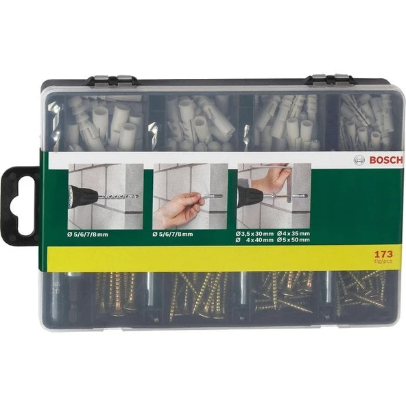 Bosch DIY 173 Parça Aksesuar Sabitleme Seti - 2
