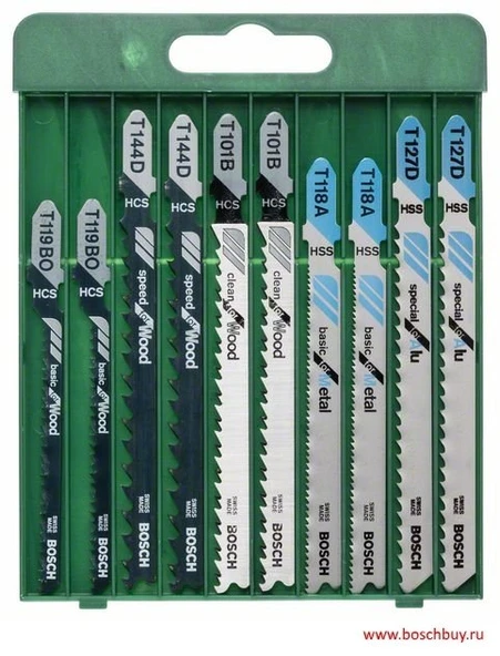 Bosch Dekupaj Testere Bıçağı Karışık 10 Parça - 2