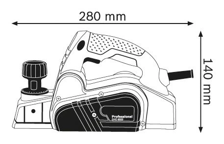 Bosch Professional GHO 6500 Planya - 2