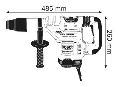 Bosch Professional GBH 5-40 DCE Kırıcı Delici - 2