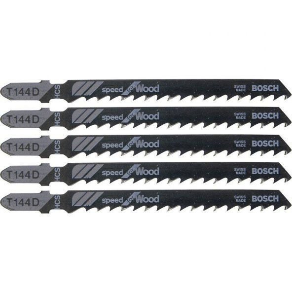 Bosch T144D Dekupaj Testere Bıçak Ahşap 5 Parça - 2