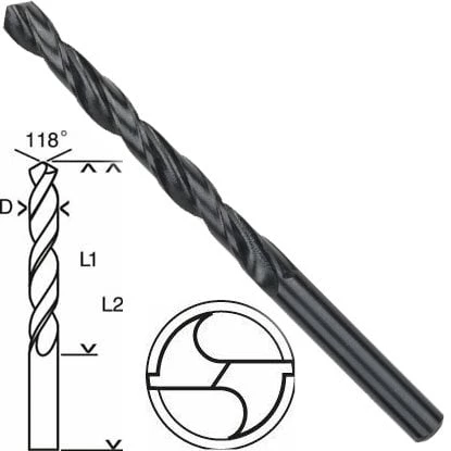 Bosch HSS-R Metal Matkap Uç 8.5x75x117mm