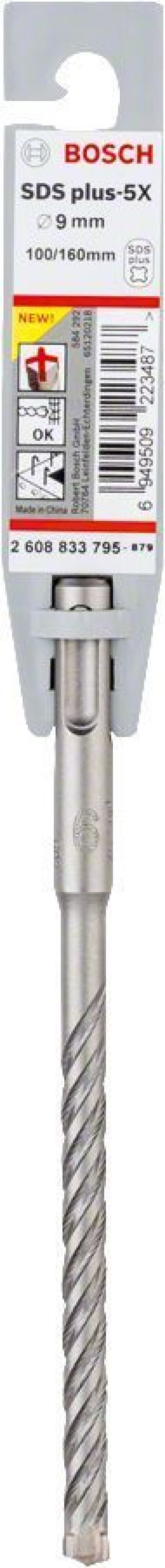 Bosch SDS-Plus 5X Matkap Uç 9x100x160mm Taş ve Beton