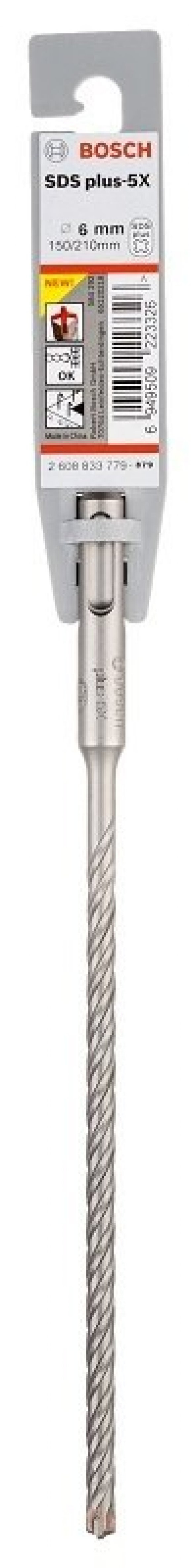 Bosch SDS-Plus 5X Matkap Uç 6x150x210mm Taş ve Beton