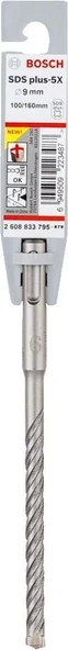 Bosch SDS-Plus 5X Matkap Uç 9x100x160mm Taş ve Beton