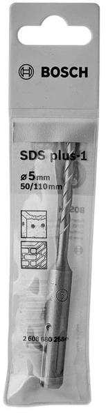 Bosch SDS-Plus-1 Matkap Uç 5x50x110mm Taş Beton - Resim 2