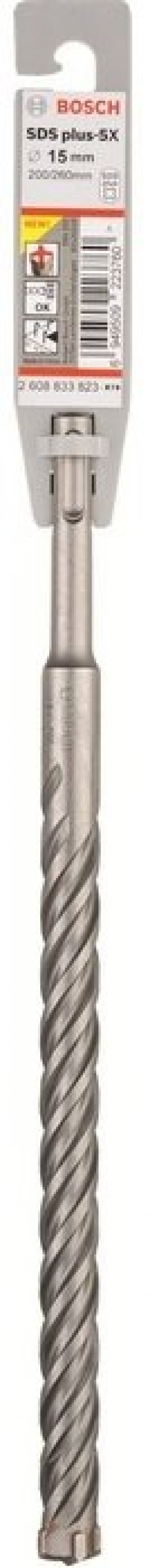 Bosch SDS-Plus 5X Matkap Uç 15x200x260mm Taş ve Beton - 1