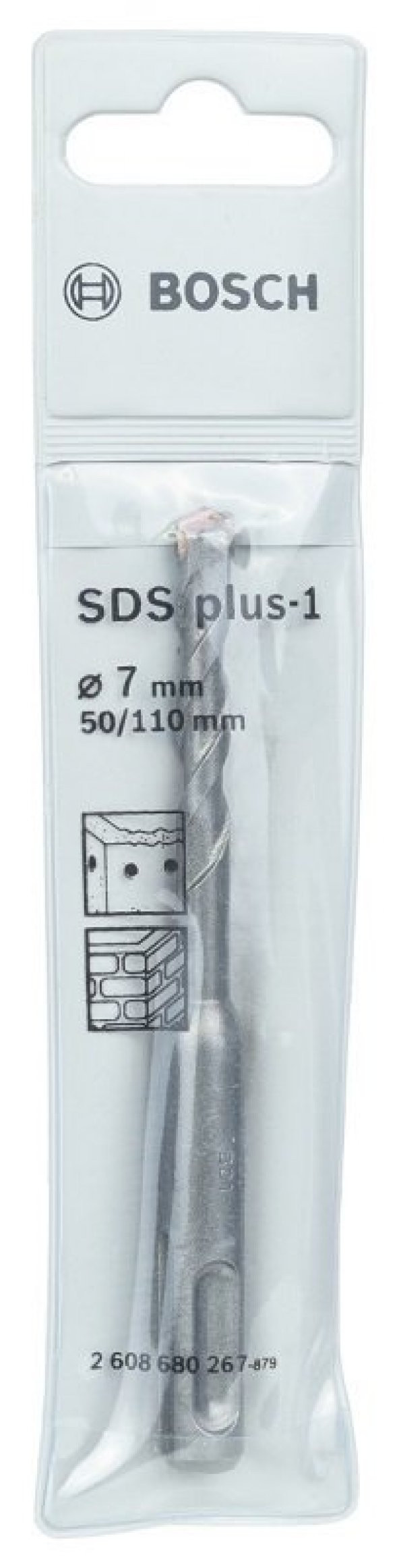 Bosch Sds-Plus-1 Matkap Uç 7X50x110mm Taş Beton - 2
