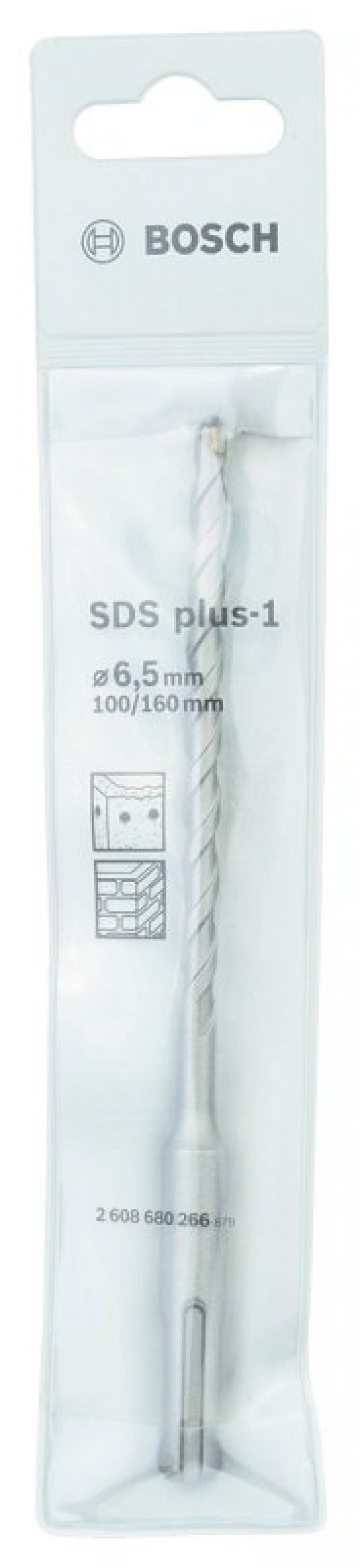 Bosch SDS-Plus-1 Matkap Uç 6.5x100x160mm Taş Beton - 2