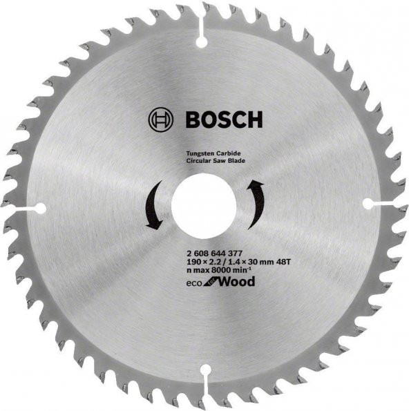 Bosch Optiline Eco Daire Testere Bıçağı 190mm 48Diş Ahşap