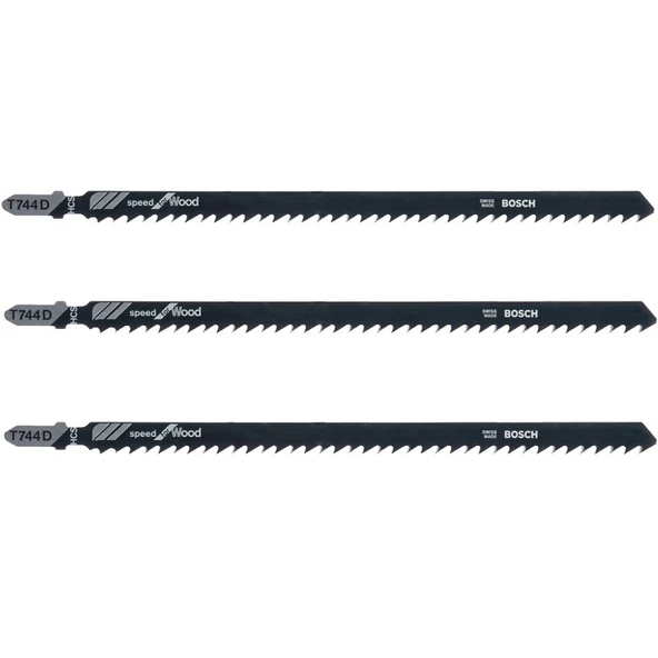 Bosch T744D Dekupaj Testere Bıçak Ahşap 3 Parça - 2
