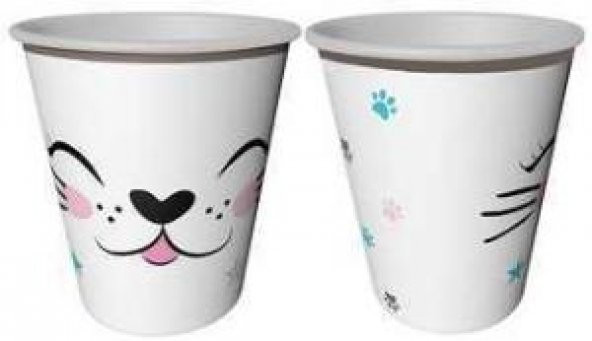 BARDAK MISS CAT 220/240cc 8 ADET ürün görseli