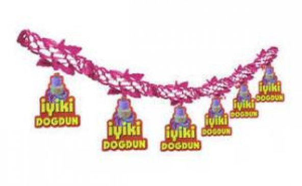 FLAMA İYİKİ DOĞDUN PEMBE SET 1 ADET ürün görseli