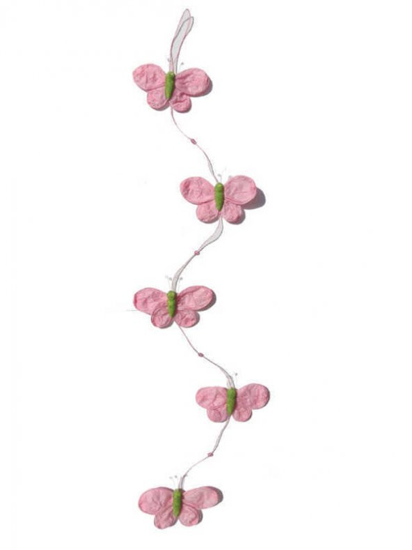 SÜS KELEBEKLİ 5 Lİ SET PEMBE 1 PAKET - 2