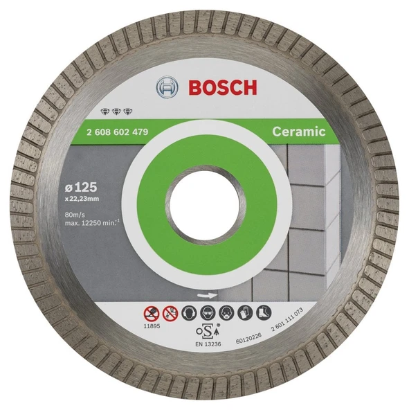 Bosch Best for Ceramic Extraclean Turbo 125 mm - 1