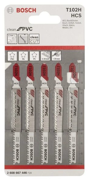 Bosch T 102 H Clean for PVC 5'li - 2