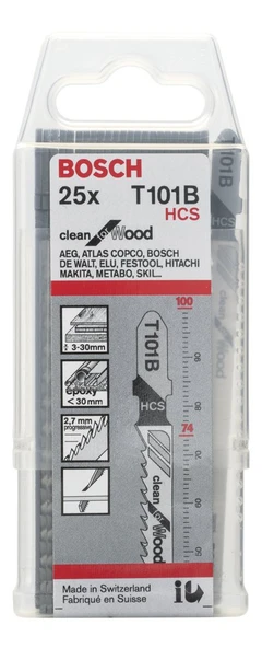 Bosch T 101 B Clean for Wood 25'li - 2