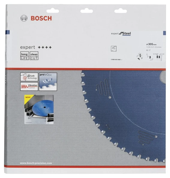 Bosch Expert for Steel 305*25,40 mm 60 Diş - 2