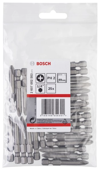 Bosch ExtraHard PH2*49 mm 25'li - 2