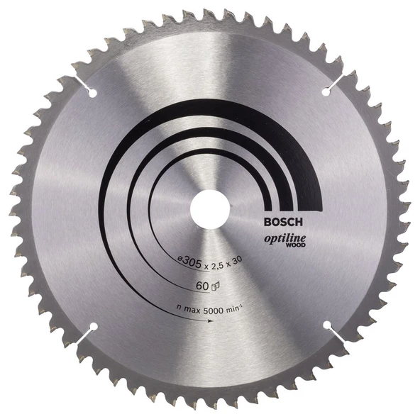 Bosch Optiline Wood 305*30 mm 60 Diş - 1