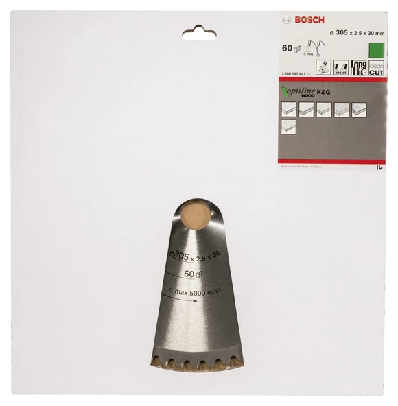 Bosch Optiline Wood 305*30 Mm 60 Diş - 2