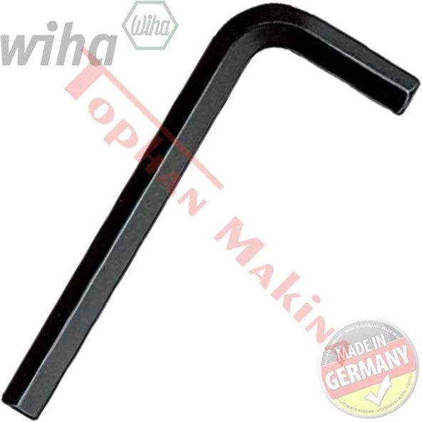 Wiha 350S Allen Anahtar Kısa 6 Köşe 9.0mm