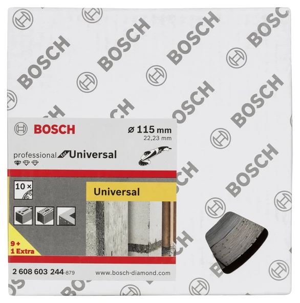 Bosch 9+1 Standard for Universal 115 mm - 2
