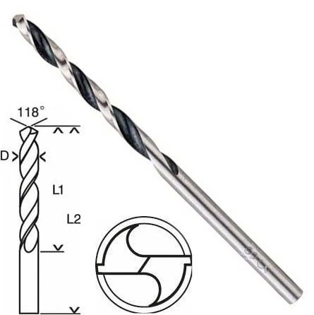 Bosch HSS PointTeQ Matkap Uç Metal 4.5x47x80mm 10 Parça - 2