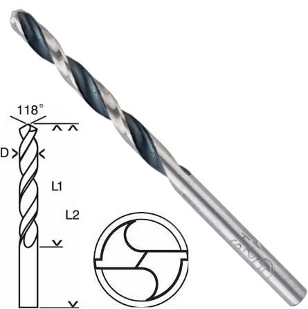 Bosch HSS PointTeQ Matkap Uç Metal 6.5x63x101mm
