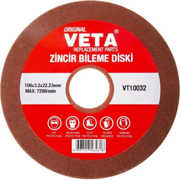 Veta VT10032 Zincir Bileme Diski 100x22.23x3.2mm ZB85 - 2