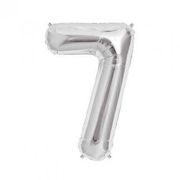FOLYO BALON RAKAM 7 GÜMÜŞ 40 İNC 1 ADET ürün görseli