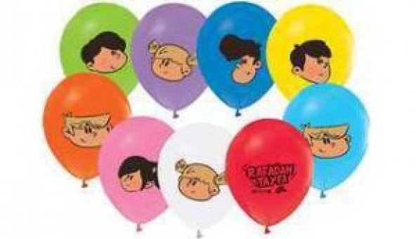 RAFADAN TAYFA BALON PASTEL 100 ADET ürün görseli