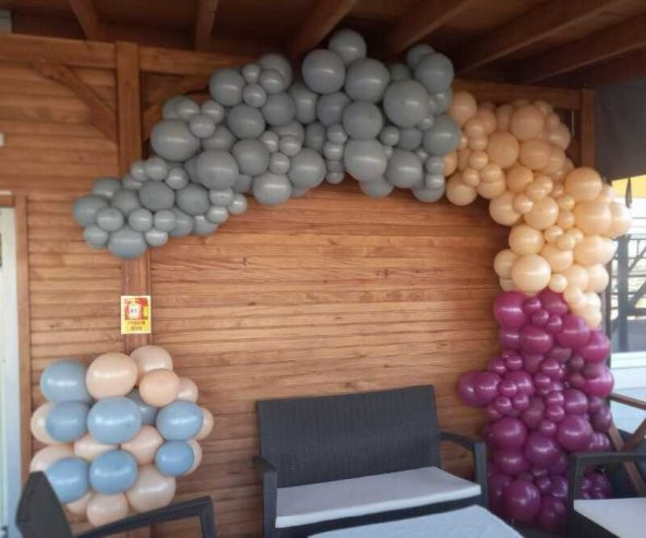 BALON DÜZ 12 İNC TEN RENGİ 100 ADET - Resim 2