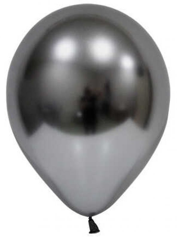 BALON KROM PARLAK 12 İNC UZAY GRİ 50 ADET