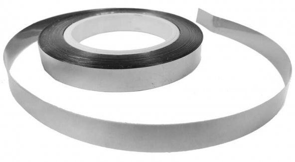 RAFYA METALİZE GÜMÜŞ 25 MT 8 MM 1 RULO - 2
