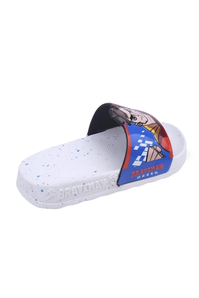 Gezer 13573 Braveman Erkek Çocuk Deniz Plaj Havuz Banyo Günlük Terlik - Resim 4