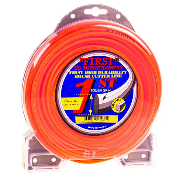First 7430101 Misina 3.0mm 44 Metre 4 Köşeli Silikonlu