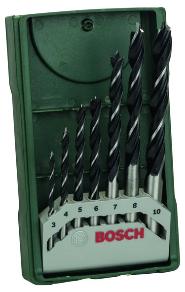 Bosch - X-Line Mini 7 Parça Ahşap Matkap Ucu Seti