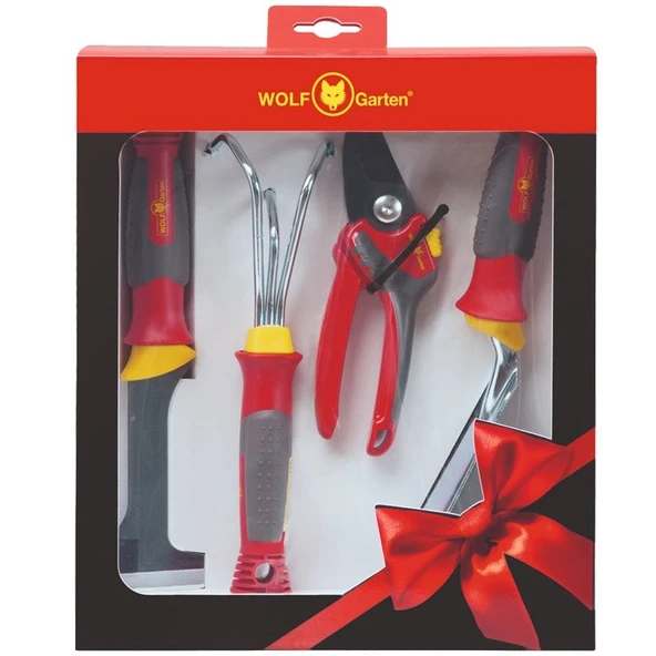 Wolf Garten P261 Mini Bahçıvan Seti - Budama Makası, Kürek, El Çapası, Yabani Ot ve Kök Kesici