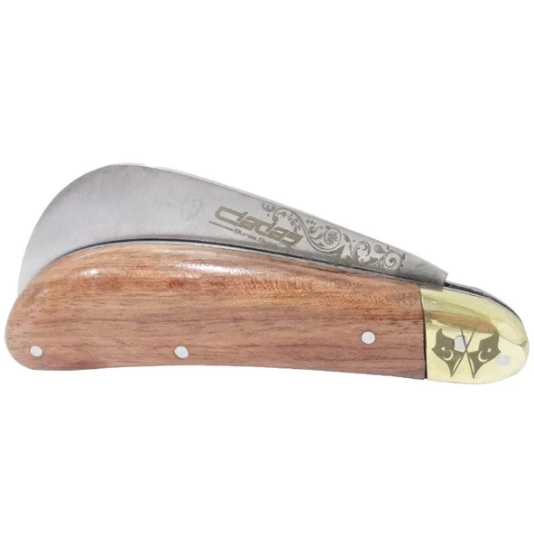Dadaş Aşı Bıçağı Eğri Ağız Ahşap Sap 19cm- Bursa - 2