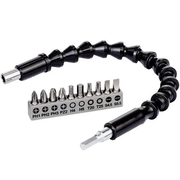 Bosch Esnek Bükülebilir Vidalama Seti 11 Parça ürün görseli